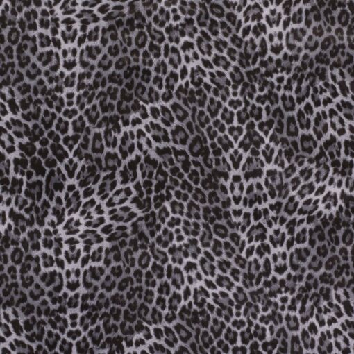 suede elastane cheetah print - Van Mook Stoffen