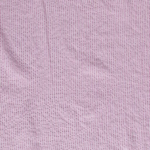 stripe pink seersucker cotton - Van Mook Stoffen