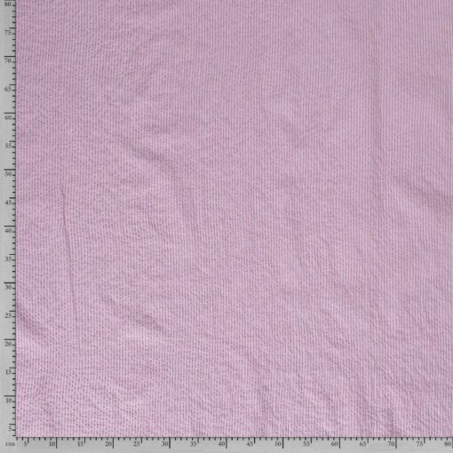 stripe pink seersucker cotton - Van Mook Stoffen