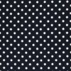 Crape fabric printed dots navy