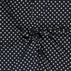 Crape fabric printed dots navy