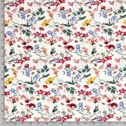 Crepe Georgette fabric digitally printed - Van Mook Stoffen