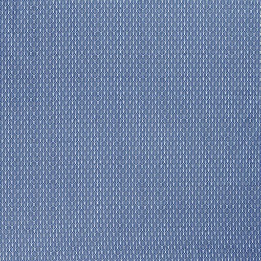 Poplin fabric printed with flowers blue - Van Mook Stoffen