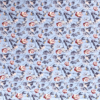 Jersey fabric printed with flowers baby blue - Van Mook Stoffen