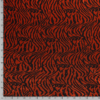 Viscose fabric discharge printed zebra brique - Van Mook Stoffen