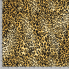 Viscose fabric printed animals ocher - Van Mook Stoffen