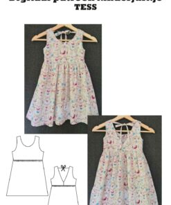Digital pattern children's dress TESS