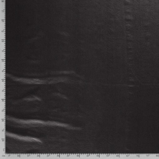 Punta di roma leather look black - Van Mook Stoffen