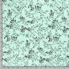 Cotton viscose fabric printed mint - Van Mook Stoffen