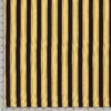 Chiffon fabric printed stripes ocher yellow - Van Mook Stoffen