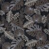 Viscose fabric digitally printed flowers blue