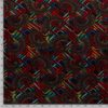 Punta di Roma discharge printed abstract red - Van Mook Stoffen