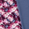 Softshell Fabric Digitally Printed Floral Red
