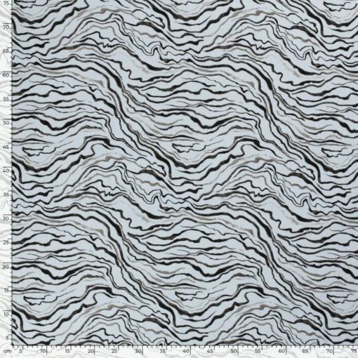 Viscose stretch Fabric zebra - Van Mook Stoffen