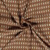 Viscose Twill Fabric Abstract Beige - Van Mook Stoffen